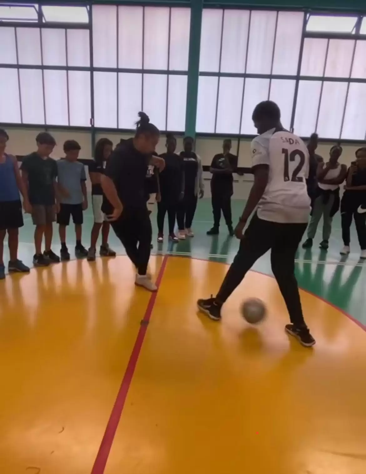 Dans et Foot freestyle avec Andréa